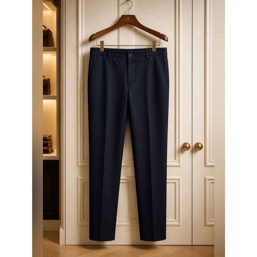 Dockers Men's Dark Navy Chinos Classic Fit 40Wx34L